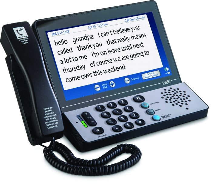 CapTel 2400i captioned telephone
