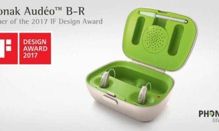 Phonak Audéo B-R Rechargeable Aid Recognized with 2017 iF DESIGN AWARD