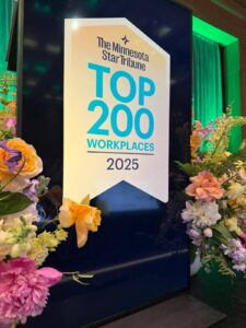Banner for the 2025 Top Workplaces in Minnesota by the Star Tribune.